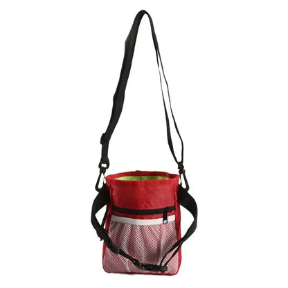 Dog Training Pouch Snack Carrier Outdoor Feeding Waist Bag Portable Foldable Pet Supplies Treat Holder Walking Adjustable Pack